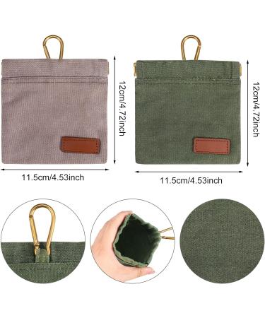 Fantesi Portable Dog Training Treat Bag - 2 Pcs Hands-Free Snack Dispenser with Carabiner for Easy Walking & Feeding - Buy Online on GoSupps.com