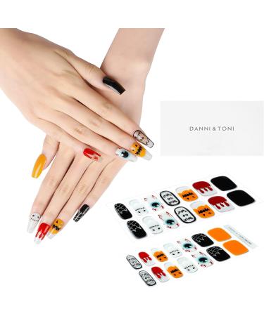 Buy Danni & Toni Gel Nail Foils - Trick or Treat UV Gel Film for Halloween | Pumpkins & Ghosts Design - Buy Online on GoSupps.com