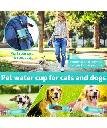 Encoun 550ml Portable Dog Water Bottle | Foldable & Travel-Friendly Pet Drinking Bottle for Outdoor Adventures - Buy Online on GoSupps.com