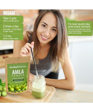 HerbsForever Amla Fruit (Seasonal Fresh No Seeds) Indian Gooseberry-SUPERFOOD ANTIOXIDANTS Vitamin C | Wild Harvested -Non GMO Vegan- 2X Potency | Ultra Clean | Steam Sterilized|16oz-1LBS|BPA Free 454_GMS - Buy Online on GoSupps.com