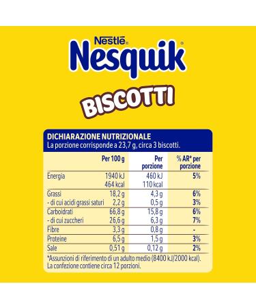  Nesquik NESQUIK Shortbread cookies with cocoa bag 300 g - Buy Online on GoSupps.com