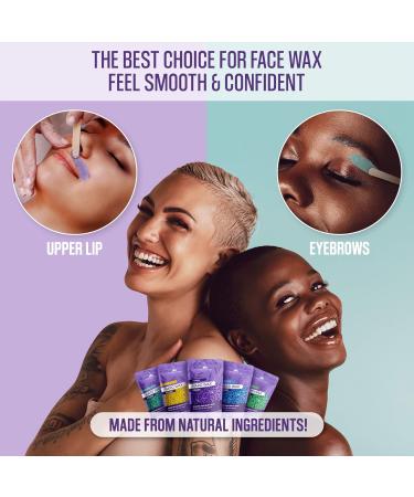 Tress Wellness Hard Wax Beads Hair Removal Kit - Set of 6 Hot Wax Beans for Stripless Waxing - Face & Body Hair Removal - Buy Online on GoSupps.com