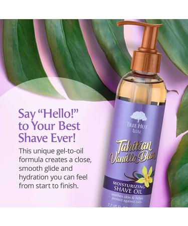 Tree Hut Bare Moisturizing Shave Oil - Tahitian Bean Vanilla 7.7 Fl Oz - Buy Online on GoSupps.com