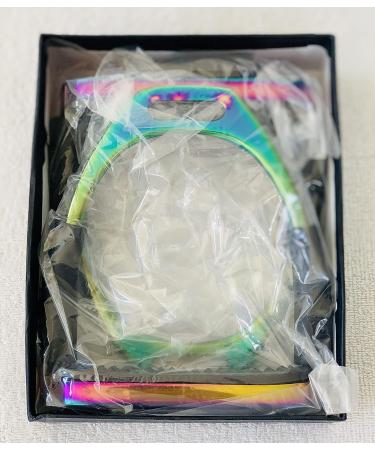 Rainbow Gloss Safety Flexi 4.75 Stainless Steel Stirrups - Ideal for Bending Horse Riding - Buy Online on GoSupps.com