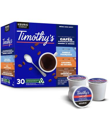 Timothy's The Flavoured Coffee 30 Count-Box K-Cup Coffee Pods 30 Count For Keurig Coffee Makers The Flavoured Coffee 30 count (Pack of 1) - Buy Online on GoSupps.com