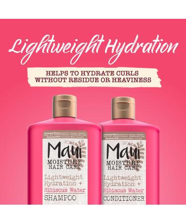 Maui Moisture Lightweight Hydration Shampoo - Hibiscus Water for Curly & Wavy Hair | Vegan Sulfate-Free 25.4 fl. oz - Buy Online on GoSupps.com
