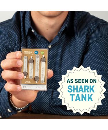 Wurkin Stiffs Magnetic Collar Stays - 2 Pairs (2 & 2.5) with Storage Pouch | TSA Friendly International Shipping - Buy Online on GoSupps.com
