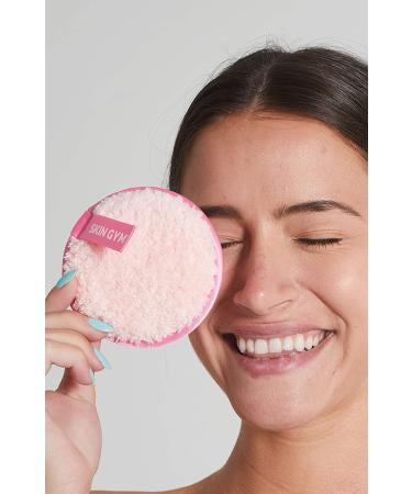 Skin Gym Reusable Makeup Remover Pad Set - Chemical-Free Eco-Friendly Towels for Mascara, Eyeliner, Foundation, Lipstick - 3 Piece Set - Buy Online on GoSupps.com
