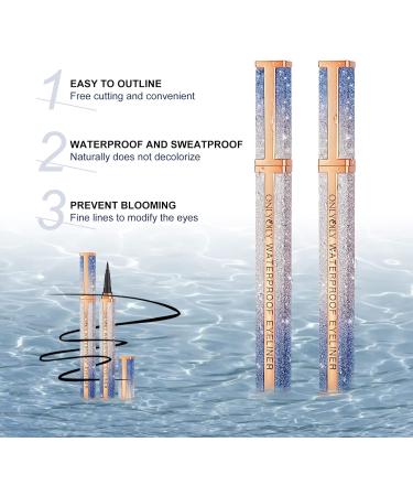 ONLYOILY Waterproof Liquid Eyeliner - Precision Micro Eye Liner Pen for Quick Drying Long Lasting Makeup - Buy Online on GoSupps.com