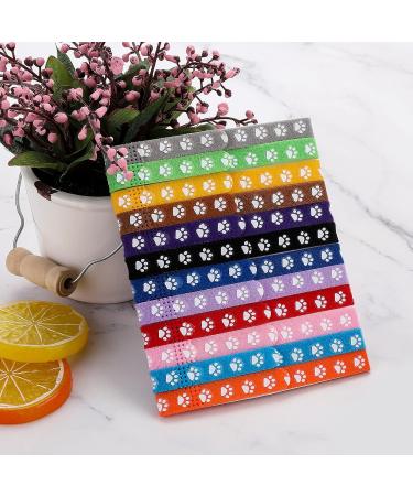 Buy Molain 12-Piece Adjustable Puppy Neck Bands - ID Neck Straps for Small Dogs & Cats - Colorful Identification Bands for Kittens & Puppies (30cm) - Buy Online on GoSupps.com