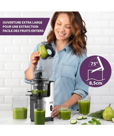 LEBENLANG Extracteur Vitesse Lente - Acier Inoxydable & Sans BPA I Extracteur Jus Centrifugeuse Extracteurs de Jus Juicer Machine I Extracteur de Jus de Fruits et L gumes Machine A Jus de Fruit - Buy Online on GoSupps.com