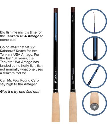 Tenkara USA Amago 13.5ft Telescopic Rod - Lightweight & Portable - Buy Online on GoSupps.com