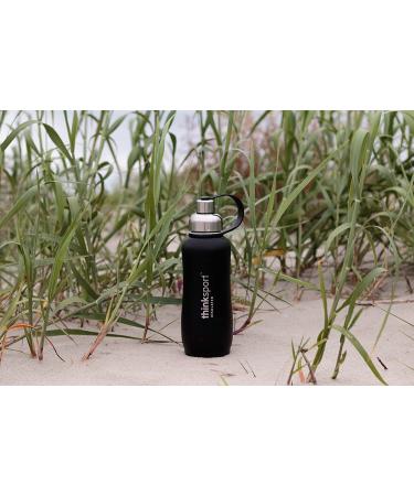 GoSupps.com - Think Thinksport Insulated Sports Bottle Black 25 oz (750 ml) - Buy Online on GoSupps.com