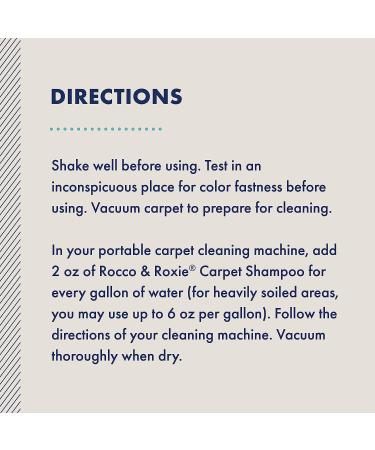 Rocco & Roxie Carpet Cleaner Solution for Pets - 32 oz - Deep Cleaning for Dog Odor on Carpets, Couches, Upholstery, and Rugs - Buy Online on GoSupps.com