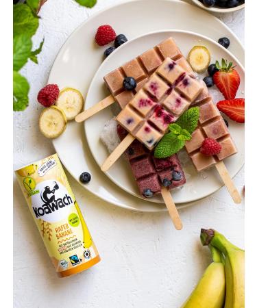 Buy Koawach Chocolate Drink - Vegan Banana Flavor (12x235ml) | Organic Fairtrade Drinking Chocolate & Energy Drink - Buy Online on GoSupps.com