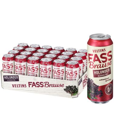 VELTINS Fassbrause Elderberry Alcohol-Free DISPOSABLE (24 x 0.5 l can)