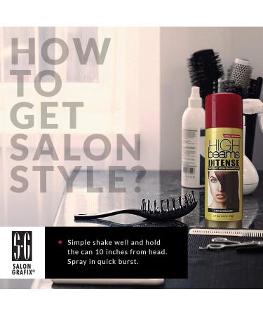High Beams Intense Spray-On Hair Color - Burgandy 2.7 Oz - Temporary Color Highlight for Hair - Ideal for Streaking & Tipping - Washes Out Easily - 1 Pack - Buy Online on GoSupps.com