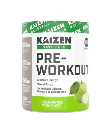 Kaizen Naturals Pre-Workout Green Apple 258 g