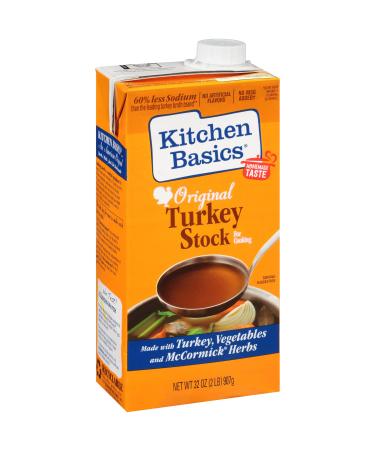 Kitchen Basics Original Turkey Stock, 32 fl oz (Pack of 12) 32 Ounce (Pack of 12)