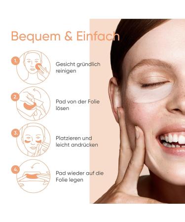 Apricot Eye Pads with Hyaluronic Acid | Anti-Aging Reusable Silicone Eye Care Pads | International Shipping Available - Buy Online on GoSupps.com