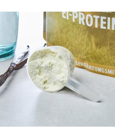Edubily Nutrition Egg White Protein Powder - Premium Free Range Milk-Free 750g (Salty Vanilla) - Best for Fitness & Health - Buy Online on GoSupps.com
