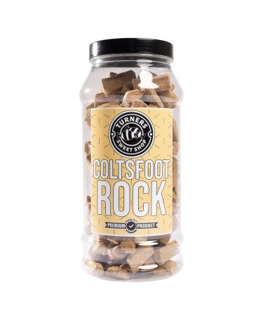 Coltsfoot Rock - 430g by Turners Sweet Shop Traditional Retro Gift Jar Classic Original Pick & Mix Sweets Quality Confectionary Fantastic Gifts for Him Her or Them