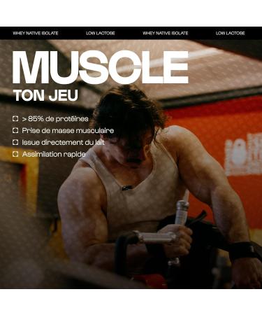 Native Low Lactose Whey Isolate | Up to 90% Protein French Milk Muscle Building Bodybuilding & Fitness | Nutrimuscle - Buy Online on GoSupps.com