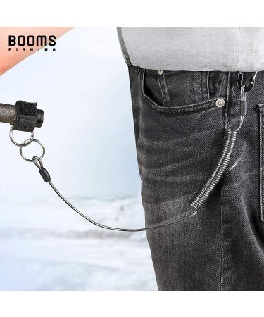 Booms Fishing T01 Coiled Lanyards - Black 3pcs | Secure Rods & Nets - Buy Online on GoSupps.com