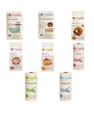 Doves Flour Pick N Mix - Create Custom Flour Combo with 8+ Flavours | Baking Powder Cornflour Pancake Mix Quick Yeast | Gift Set for Flour Lovers - Pack of 5