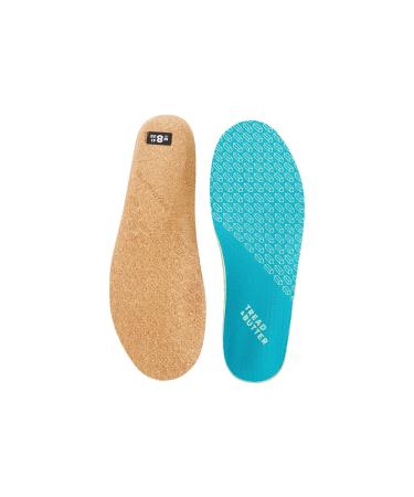 Tread & Butter Cascadia Men's High Arch Cork Insole Blue/Cork 9 M 9 M Blue/Cork