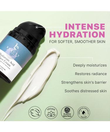 Hyaluronic Acid Moisturizer for Face - USA Made with Organic & Natural Ingredients Hydrating Anti Aging Face Moisturizer for Dry Skin with Glycerin & Vitamin E Unscented Anti Wrinkle Cream Unscented 1.58 Ounce (Pack of 1) - Buy Online on GoSupps.com
