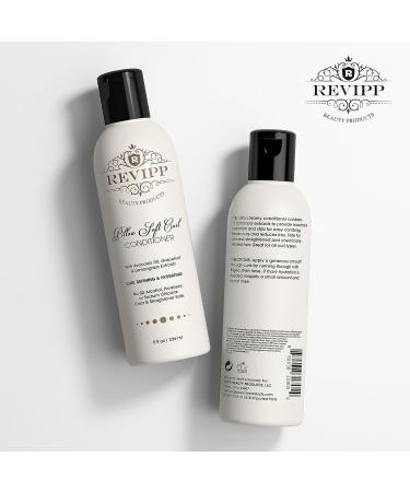 REVIPP Beauty Deep Conditioner for Curly Hair - Hydrating 8oz Conditioner with Avocado Oil & Lemongrass for Dry Damaged Hair - International Shipping Available - Buy Online on GoSupps.com