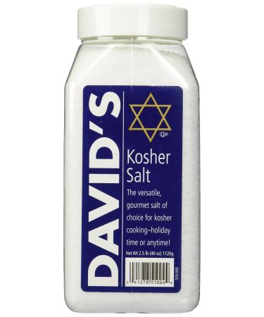David's Kosher Salt 2.5 Pounds (40 Ounces)