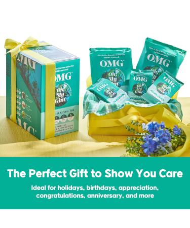 OMG OH My Gim Seaweed Sea Salt & Gr ntee 4G * 18er - Vegan Dried Seaweed Chips | Korean Food Gift Packaging - Buy Online on GoSupps.com