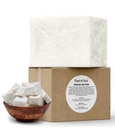 Raw Kokum Butter 10 lbs. Bulk Wholesale 100% Pure Natural - Great for Skin Body and Hair Moisturizer DIY Creams Balms Lotions and Soap Making.