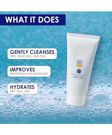 3D Microdermabrasion Cleansing Facial Cream - Exfoliator & Deep Pore Cleanser for Glowing Skin | 1 Fl oz - Buy Online on GoSupps.com