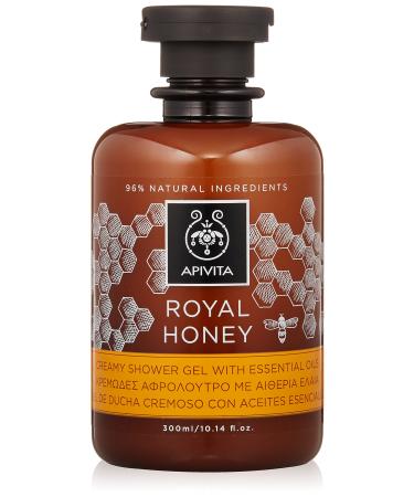 Apivita Royal Honey creamy shower gel moisturizes and offers a sense of relaxation
