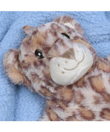 Leopard Hot Water Bottle with Soft Cover | 1L Natural Rubber | Warmth & Comfort for All - Buy Online on GoSupps.com