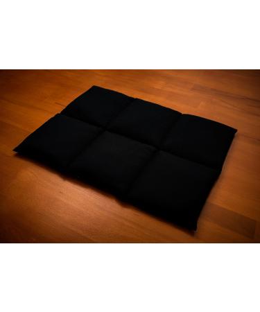 Buy Giraffenland Large Grape Seed Pillow 40x30cm - Black - 6-Chamber Heat & Cold Therapy - Buy Online on GoSupps.com