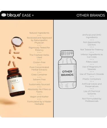 Blisque Natural Inflammation Health Supplement Complex for Healthy Inflammatory Response | Doctor-Approved | with Turmeric Curcumin Ginger Root and Boswellia | 90 Capsules | Vegan and Non-GMO - Buy Online on GoSupps.com