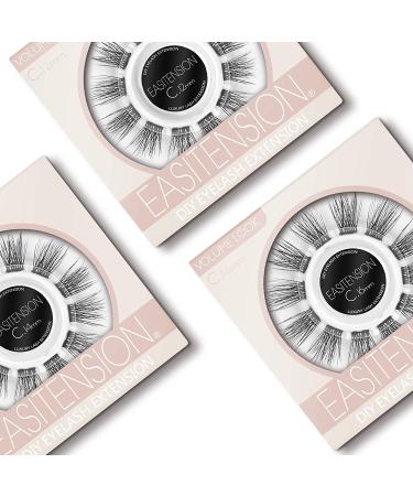 DIY Eyelash Extensions - 3D Individual Lashes Set with C Curl, 10MM Volume Clusters - Buy Online on GoSupps.com