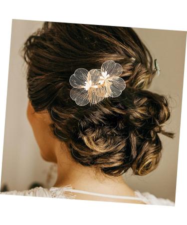 DOITOOL dress vintage Hanfu hair comb clip wild alloy hair accessories for women plastic Korean decorate the flowers girl Baroque girl hair accessories - Buy Online on GoSupps.com