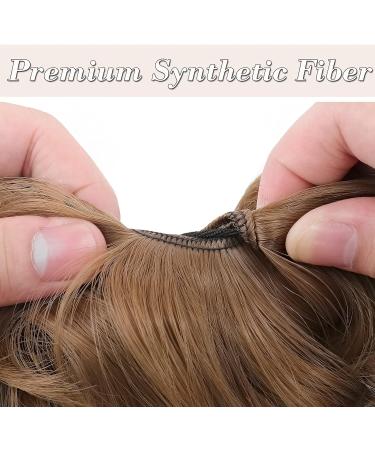 Thick Synthetic Hair Bun Extension - Coffee Brown & Sandy Brown Hairpiece for Women - 45g - Buy Online on GoSupps.com