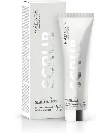 M DARA Organic Skincare | Exfoliating Oil-To-Milk Scrub - 60ml With natural volcanic sand Rich oil-based exfoliating formula Gentle cleansing Skin- softening Vegan Ecocert certified - Buy Online on GoSupps.com