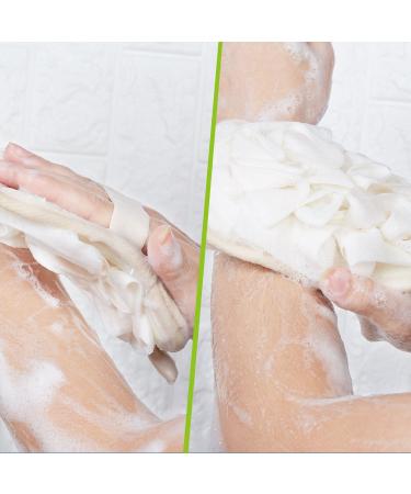 Mikimini Women's Bathroom Shoe & Bath Stools - 2-in-1 Luffa Scrub & Peeling Pad | Improved Design for Gentle Exfoliation | International Shipping - Buy Online on GoSupps.com