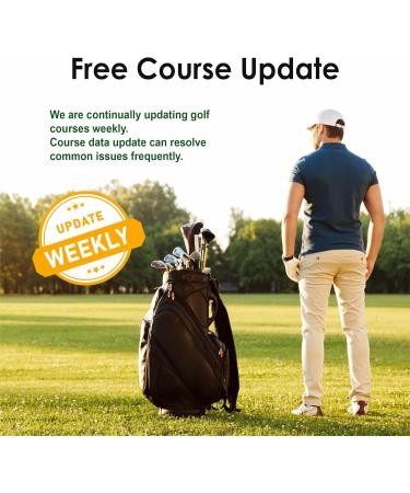 Canmore HG200 Pro Handheld GPS Golf Device - 40 000+ Free Preloaded Worldwide Courses Upgraded IC Chip & USB Charging - Black - Buy Online on GoSupps.com
