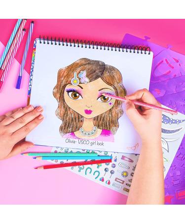 Fashion Angels Makeup & Hair Design Sketch Portfolio (11452) for Ages 6 and Up - Buy Online on GoSupps.com