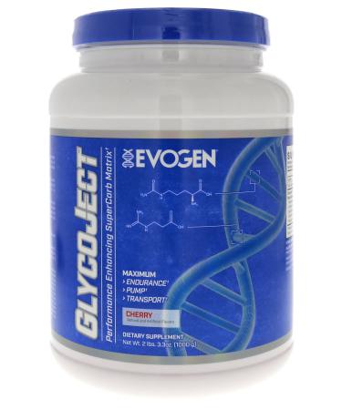 Evogen GlycoJect | Extreme Karbolyn Carbohydrate Powder | Cherry | 36 Servings