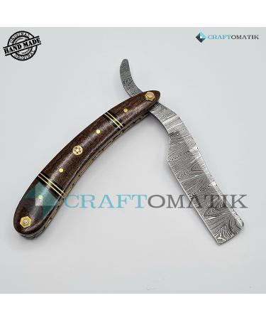 Razor Damascus Steel Men's Gift Set | High Quality Handmade Barber Razor DBR28 - Perfect for Gifting - Buy Online on GoSupps.com