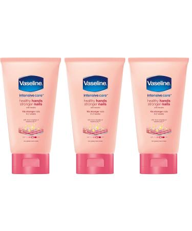 Vaseline Intensive Care Healthy Hand & Nail Conditioning Hand Cream, with Keratin, 2.5 Ounce (Pack of 3)